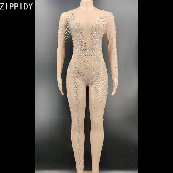 new silver gold rhinestones chains mesh jumpsuit female singer show bodysuit birthday prom single sleeve wear youdu, Black;red
new silver gold rhinestones chains mesh jumpsuit female singer show bodysuit birthday prom single sleeve wear youdu, Black;red