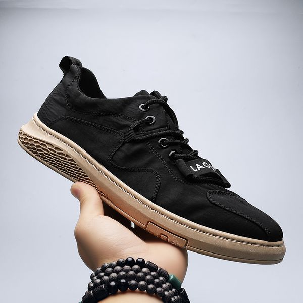 dragon captain new fashion men's casual canvas shoes classic retro through men's shoes outdoor air light tide, Black
dragon captain new fashion men's casual canvas shoes classic retro through men's shoes outdoor air light tide, Black