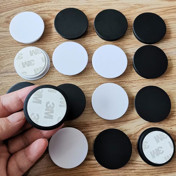 factory price cell phone holder blank white and black phone stand grip with 3m removable glue for phone grips
factory price cell phone holder blank white and black phone stand grip with 3m removable glue for phone grips