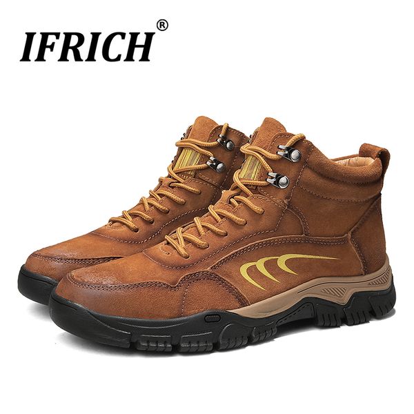 leather men outdoor hiking boots autumn winter mens mountaineering boots with fur trekking hunting sneaekrs mens trails shoes
leather men outdoor hiking boots autumn winter mens mountaineering boots with fur trekking hunting sneaekrs mens trails shoes
