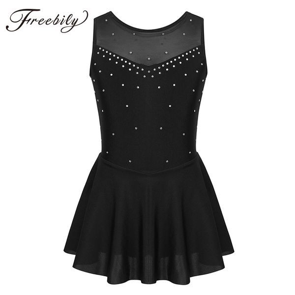 stage wear kids teens sparkly rhinestone tulle sleeveless figure skating dress ballet dance costume gymnastics leotard girls, Black;red
stage wear kids teens sparkly rhinestone tulle sleeveless figure skating dress ballet dance costume gymnastics leotard girls, Black;red
