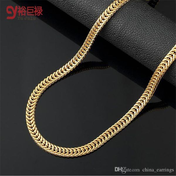 2016 new fashion european and american hipster 18k gold plating necklaces wholesale gold foxtail flat chain necklace for women men, Silver
2016 new fashion european and american hipster 18k gold plating necklaces wholesale gold foxtail flat chain necklace for women men, Silver