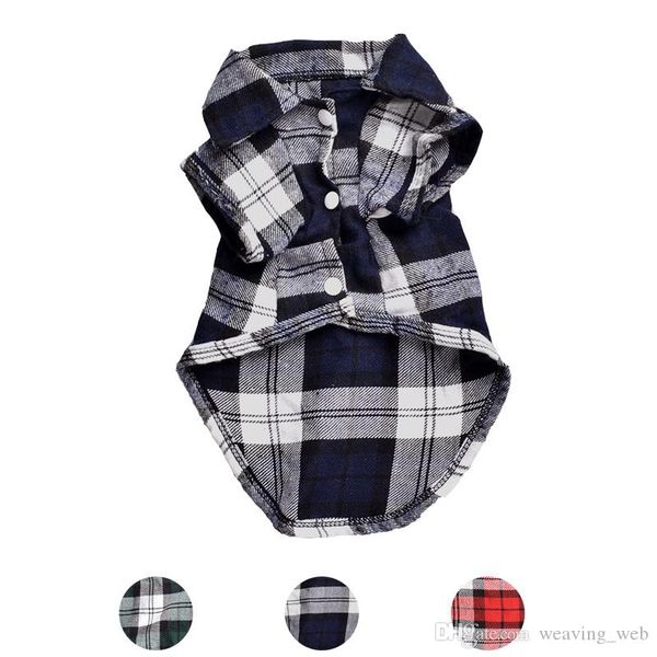 classic plaid pet dog shirts for dogs clothes summer vest small medium pets clothing puppy cat
classic plaid pet dog shirts for dogs clothes summer vest small medium pets clothing puppy cat