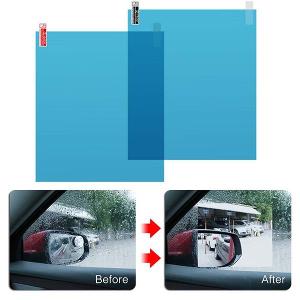 new 1 pair auto car anti water mist film anti fog coating rainproof hydrophobic rearview mirror protective film 4 sizes
new 1 pair auto car anti water mist film anti fog coating rainproof hydrophobic rearview mirror protective film 4 sizes