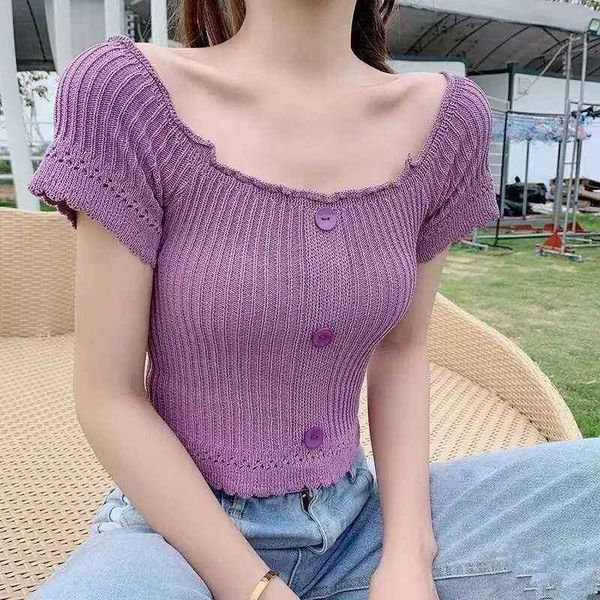 heliar t-shirts women buttons crop ladies square collar solid short sleeve flounce hem t-shirts women 20200 summer, White
heliar t-shirts women buttons crop ladies square collar solid short sleeve flounce hem t-shirts women 20200 summer, White