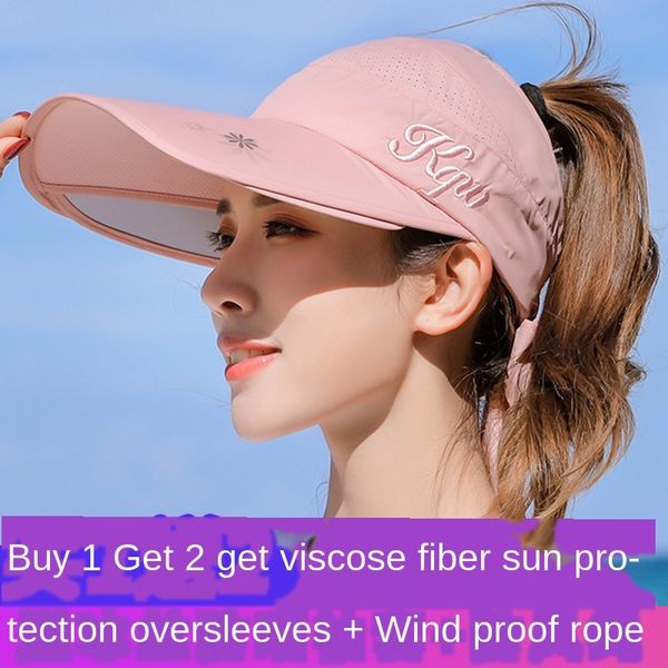 sun children's summer sun-proof uv-proof cycling bicycle bicycle sun hat korean fashion all-match big edge empty hat, Blue;gray