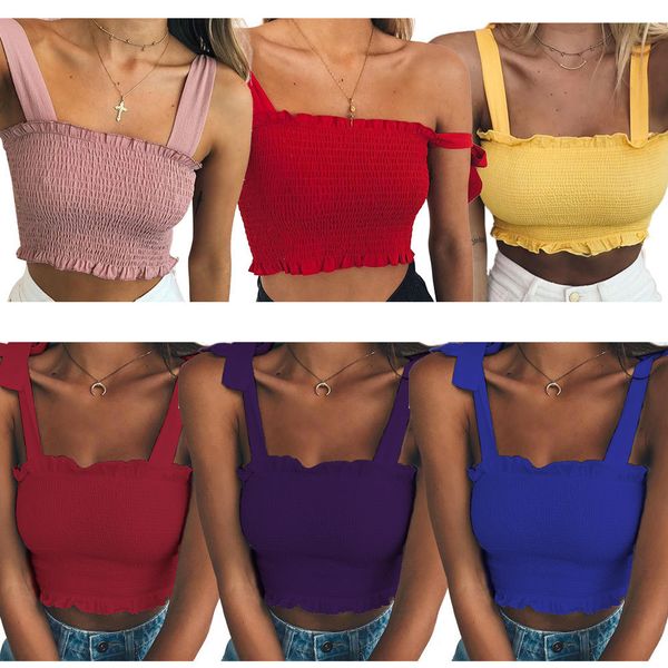 16 colors women summer plaid print crop bowknot strap sleeveless elastic slim tank women casual beach tank, Black;gray
16 colors women summer plaid print crop bowknot strap sleeveless elastic slim tank women casual beach tank, Black;gray