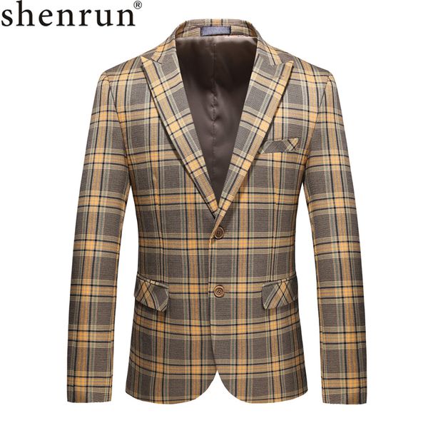 shenrun men check blazers new business office work formal casual suit jacket plaid daily life single breasted 2 buttons yellow, White;black
shenrun men check blazers new business office work formal casual suit jacket plaid daily life single breasted 2 buttons yellow, White;black
