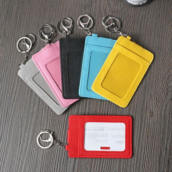 id card holder bus cards cover case office keychain bus cards cover pu leather protective shell, Silver
id card holder bus cards cover case office keychain bus cards cover pu leather protective shell, Silver