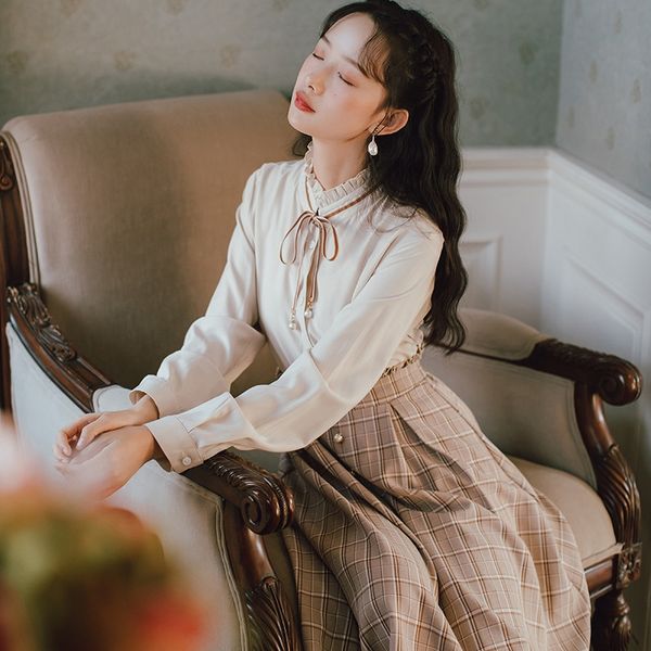 2020 осень новый корейский stylestyle студент рубашка с длинным рукавом + двухсекционный моды костюм клетчатые юбки рубашки клетчатые юбки д, White
2020 осень новый корейский stylestyle студент рубашка с длинным рукавом + двухсекционный моды костюм клетчатые юбки рубашки клетчатые юбки д, White
