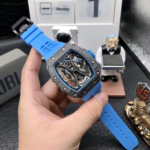 mens designer watchesrm factory 44.5mm tpt carbon fiber automatic machinery men's watch waterproof rm53-01 rm53, Slivery;brown
mens designer watchesrm factory 44.5mm tpt carbon fiber automatic machinery men's watch waterproof rm53-01 rm53, Slivery;brown
