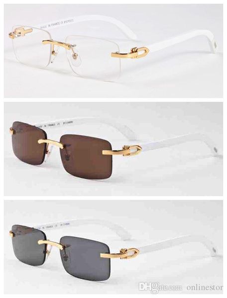 2020 new fashion bamboo wood rimless sunglasses men white buffalo horn glasses women mens sports sunglasses with box case lunettes, White;black
2020 new fashion bamboo wood rimless sunglasses men white buffalo horn glasses women mens sports sunglasses with box case lunettes, White;black
