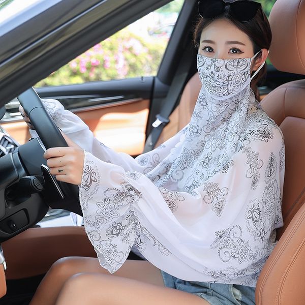 kqs9q sunscreen shawl big mask neck protection one-piece long sleeve conjoined silk mask scarf shawl scarf chiffon driving battery car sunsc, Blue;gray
kqs9q sunscreen shawl big mask neck protection one-piece long sleeve conjoined silk mask scarf shawl scarf chiffon driving battery car sunsc, Blue;gray