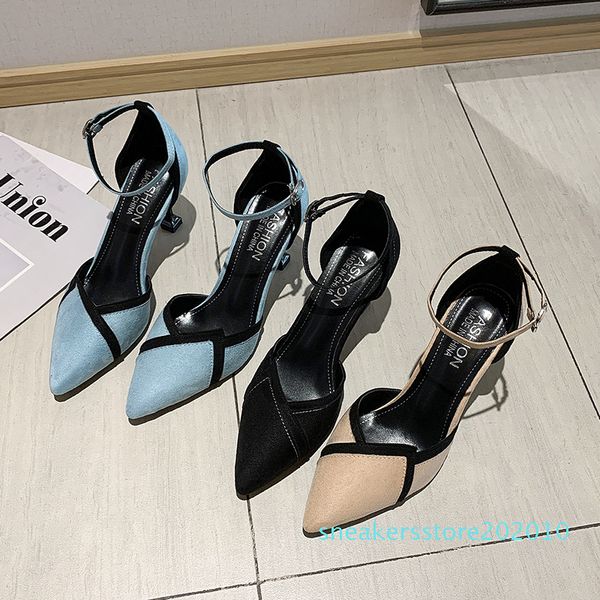 2020 new elegant women pumps high heel wedding shoes female fashion hollow with sandals summer breathable shoes u14-91 s10, Black
2020 new elegant women pumps high heel wedding shoes female fashion hollow with sandals summer breathable shoes u14-91 s10, Black