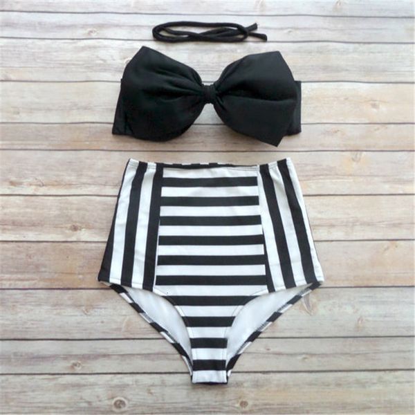bowknot printed bikinis women high waisted swimwear beachwear letter bandeau bottom and bathing suit summer style biquinis, White;black
bowknot printed bikinis women high waisted swimwear beachwear letter bandeau bottom and bathing suit summer style biquinis, White;black
