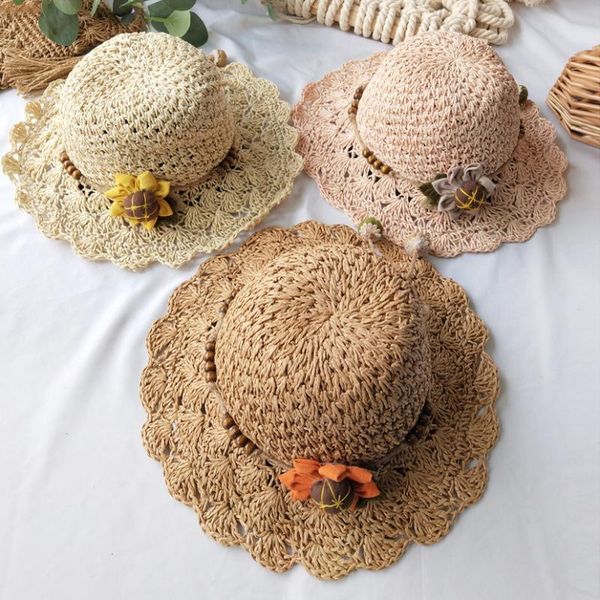 summer big brim e sunflower children's straw hat sun-resistant baby girl's hat outing baby beach summer, Yellow
summer big brim e sunflower children's straw hat sun-resistant baby girl's hat outing baby beach summer, Yellow