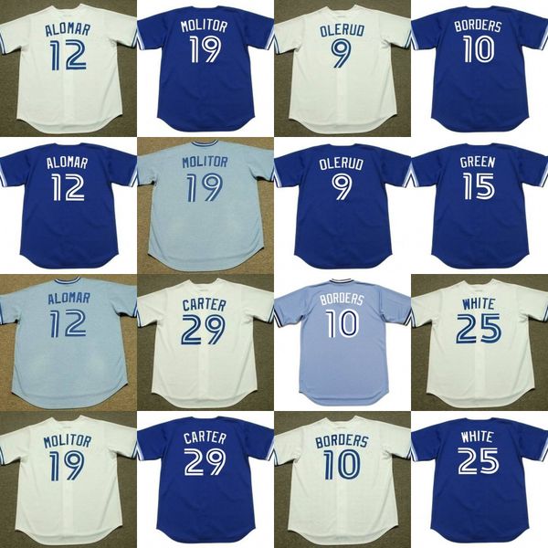 toronto blue roberto alomar paul molitor joe carter pat borders john olerud shawn green devon white throwback baseball jersey, Black
toronto blue roberto alomar paul molitor joe carter pat borders john olerud shawn green devon white throwback baseball jersey, Black