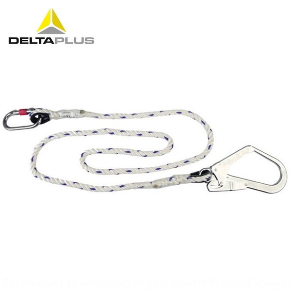 delta 503320 steel o-hook rope + steel hook 2m safety rope falling safety belt for aerial work
delta 503320 steel o-hook rope + steel hook 2m safety rope falling safety belt for aerial work
