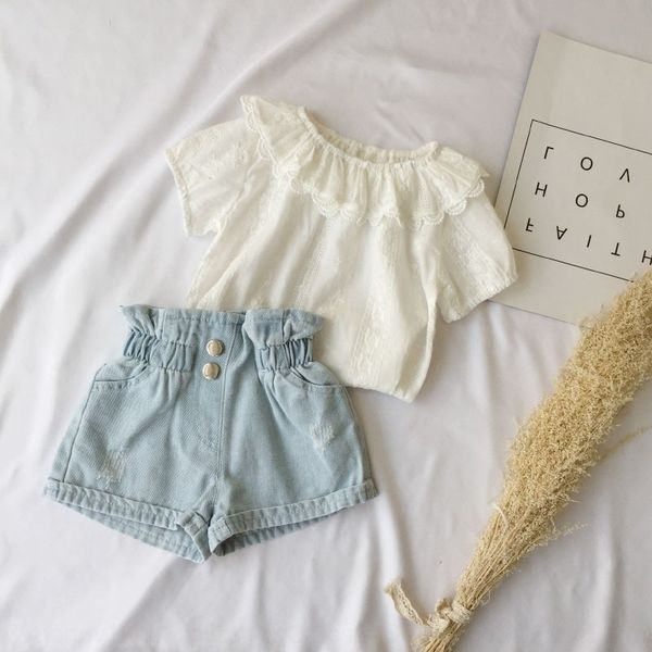 summer girls denim shorts panty panty shorts women's high-waisted baby thin baby children's foreign style children's pants, Blue
summer girls denim shorts panty panty shorts women's high-waisted baby thin baby children's foreign style children's pants, Blue