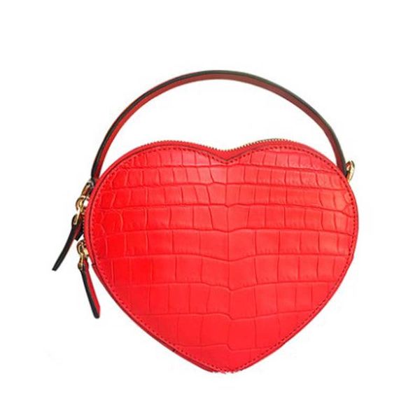 yongliang new women crocodile bag female handbag fashion heart shape female bag handbag
