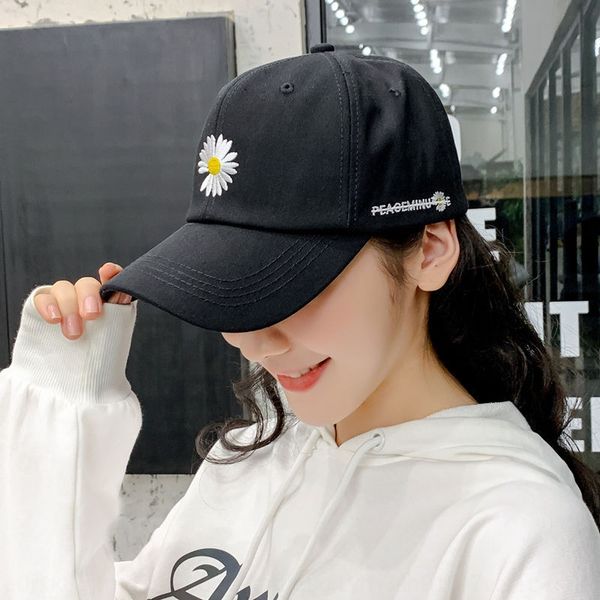korean gd same 2020 new hat female daisy embroidered soft personalized student baseball embroidered baseball cap cap male, Blue;gray
korean gd same 2020 new hat female daisy embroidered soft personalized student baseball embroidered baseball cap cap male, Blue;gray