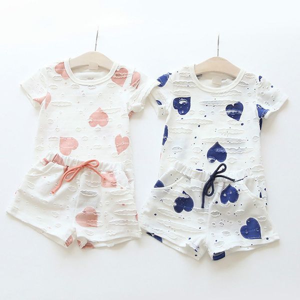 baby girls clothes sets 2019 summer heart printed girl short sleeve shirts + shorts casual kids children's clothing suit, White
baby girls clothes sets 2019 summer heart printed girl short sleeve shirts + shorts casual kids children's clothing suit, White