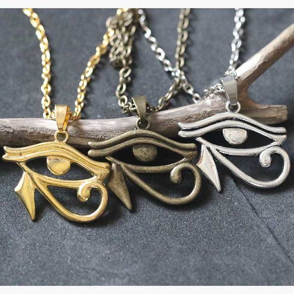 egyptian gold necklace women the eye of horus pendant necklaces chain statement jewelry choker collier collares colar naszyjnik, Silver
egyptian gold necklace women the eye of horus pendant necklaces chain statement jewelry choker collier collares colar naszyjnik, Silver