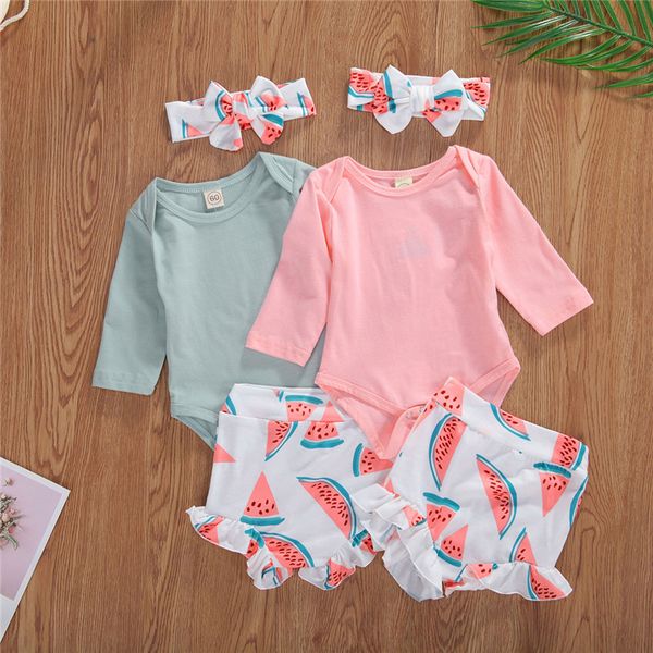 girl clothes 0-24m baby bodysuit clothes set toddler infant fall autumn long sleeve watermelon shorts headband 3pcs outfits, White
girl clothes 0-24m baby bodysuit clothes set toddler infant fall autumn long sleeve watermelon shorts headband 3pcs outfits, White