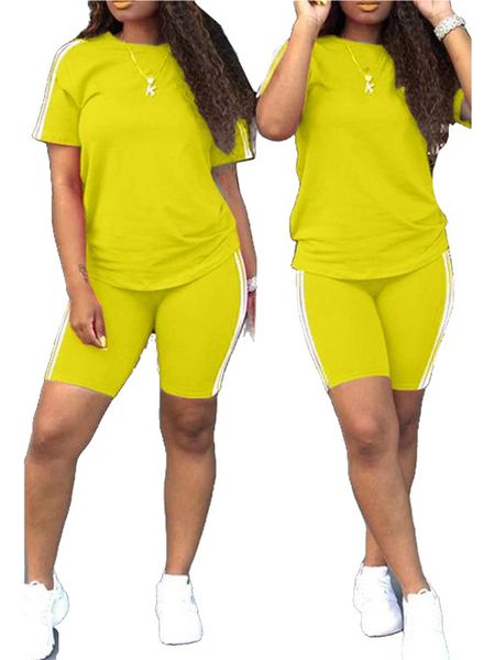 women yoga set 2020summer casual soft short sleeve pullover t-shirt shorts set for females running cycling workout tracksuit, White;red
women yoga set 2020summer casual soft short sleeve pullover t-shirt shorts set for females running cycling workout tracksuit, White;red