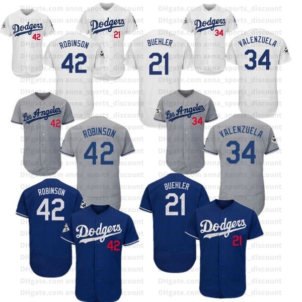 2020 new baseball jersey dodgers 21 buehler 42 robinson series comfortable and loose breathable t-shirt, Blue;black
2020 new baseball jersey dodgers 21 buehler 42 robinson series comfortable and loose breathable t-shirt, Blue;black