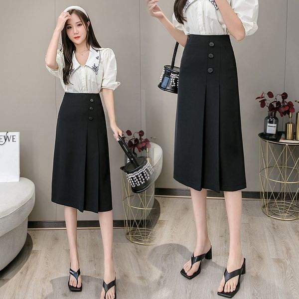 black commuter a swing long long mid-length skirt women's 2020 summer new ol knee-high waist mid-length skirt
black commuter a swing long long mid-length skirt women's 2020 summer new ol knee-high waist mid-length skirt