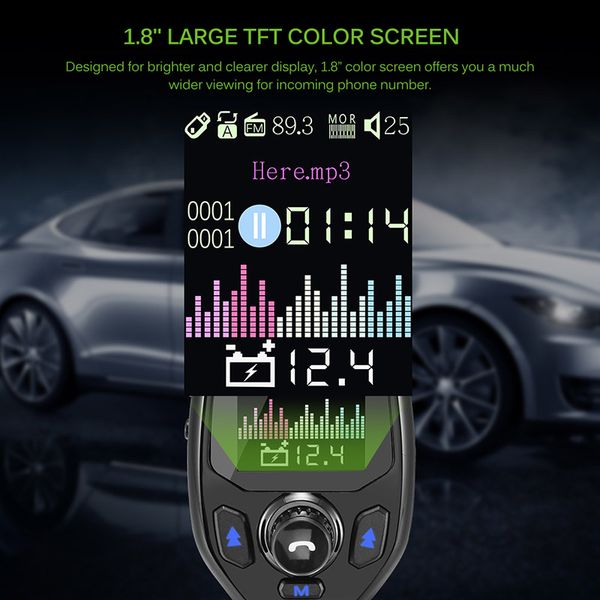 car wifi router bluetooth 5.0 5v3.1a fm transmitter adapter battery voltage double usb charger with voice prompts modulator
car wifi router bluetooth 5.0 5v3.1a fm transmitter adapter battery voltage double usb charger with voice prompts modulator