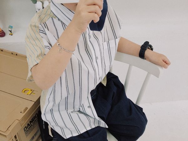 summer 2020 knitwear knitwear limited heavy industry pure cotton thin cool children short sleeve stitched shirt, White;black
summer 2020 knitwear knitwear limited heavy industry pure cotton thin cool children short sleeve stitched shirt, White;black