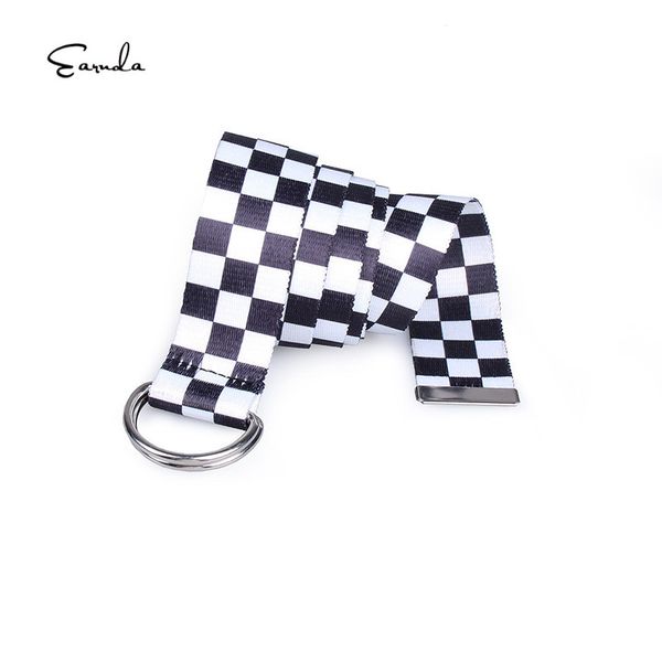 earnda women's silk-screen black and white lattice belts double-loop d-ring leisure belts for jeans, Black;brown
earnda women's silk-screen black and white lattice belts double-loop d-ring leisure belts for jeans, Black;brown