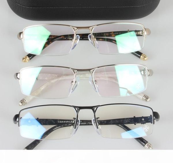 high - grade fashion retro metal eyeglasses frame glasses male and female tide bracket bone polishr, Black
high - grade fashion retro metal eyeglasses frame glasses male and female tide bracket bone polishr, Black