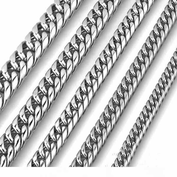 9mm 11mm 13mm 16mm 19mm 21mm men chain silver color stainless steel cuban chain necklace for men curb cuban link hip hop jewelry
9mm 11mm 13mm 16mm 19mm 21mm men chain silver color stainless steel cuban chain necklace for men curb cuban link hip hop jewelry