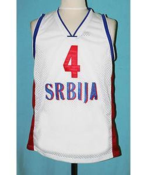 #4 milos teodosic team serbia retro stitched sewn basketball jerseys customize any number and name xs-6xl vest jerseys, Gray
#4 milos teodosic team serbia retro stitched sewn basketball jerseys customize any number and name xs-6xl vest jerseys, Gray