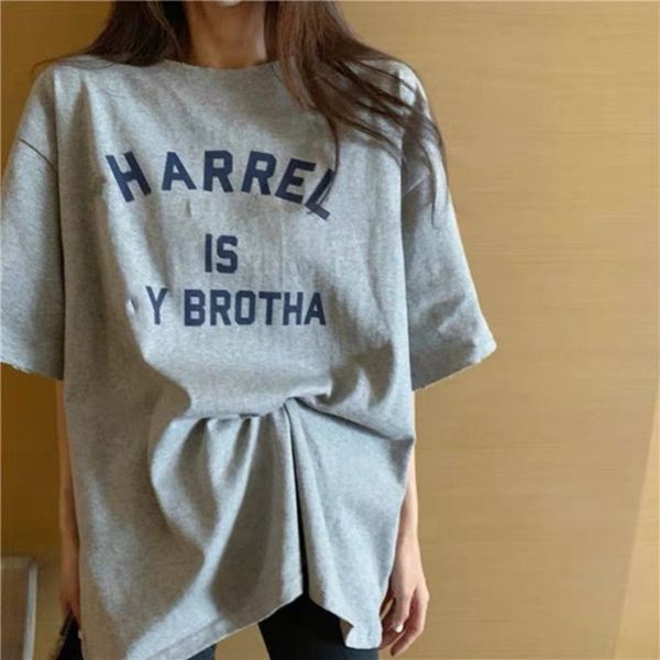 lao4g (cotton) letter korean style loose half-sleeved t-shirt women's clothing 2020 coat t-shirt summer new gray short-sleeved ins f, White
lao4g (cotton) letter korean style loose half-sleeved t-shirt women's clothing 2020 coat t-shirt summer new gray short-sleeved ins f, White