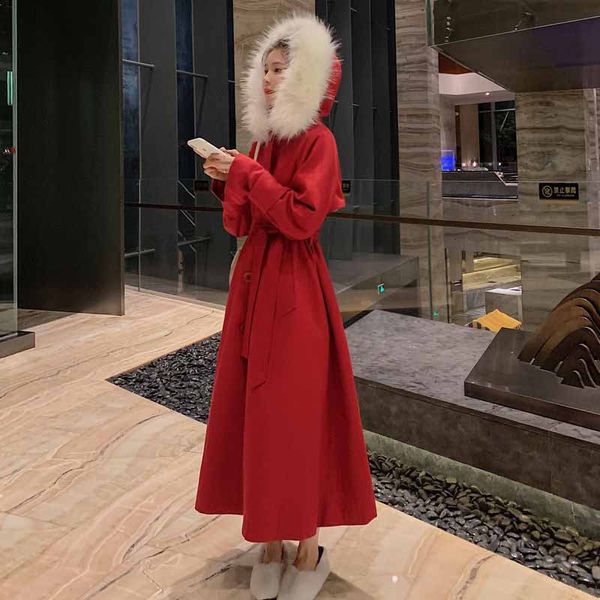 women blend autumn winter turn-down collar long wool coat female warm jacket vintage female overcoat casual windbreake outwears, Black
women blend autumn winter turn-down collar long wool coat female warm jacket vintage female overcoat casual windbreake outwears, Black
