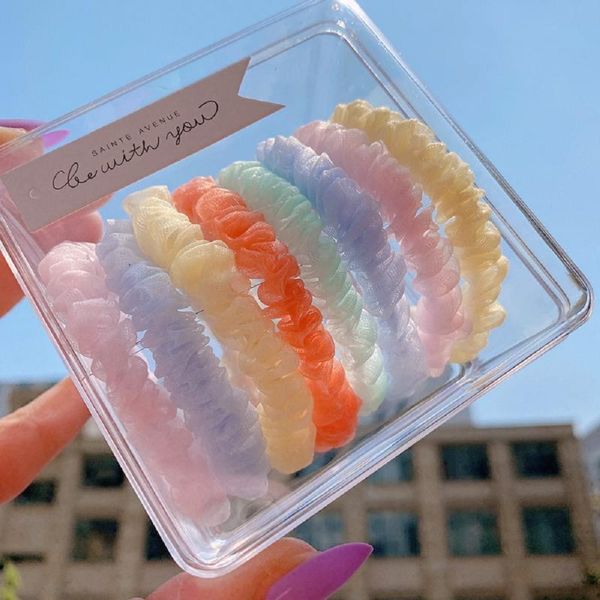 new elastic stripe hair rings box set children flower ponytail holder girls korean fashion style hair rope accessories
new elastic stripe hair rings box set children flower ponytail holder girls korean fashion style hair rope accessories