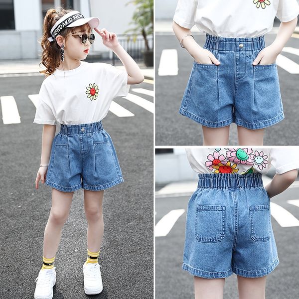 girls front and back and shorts pocket denim shorts high waist slim legs versatile fashion micro fresh delicate breathable, Blue
girls front and back and shorts pocket denim shorts high waist slim legs versatile fashion micro fresh delicate breathable, Blue