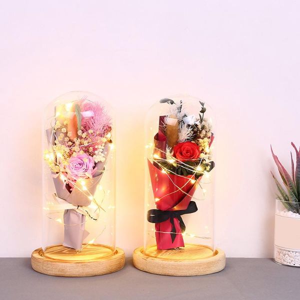 decorative flowers & wreaths beautiful eternal rose led light in glass dome for valentine's day mother's or christmas gift
decorative flowers & wreaths beautiful eternal rose led light in glass dome for valentine's day mother's or christmas gift