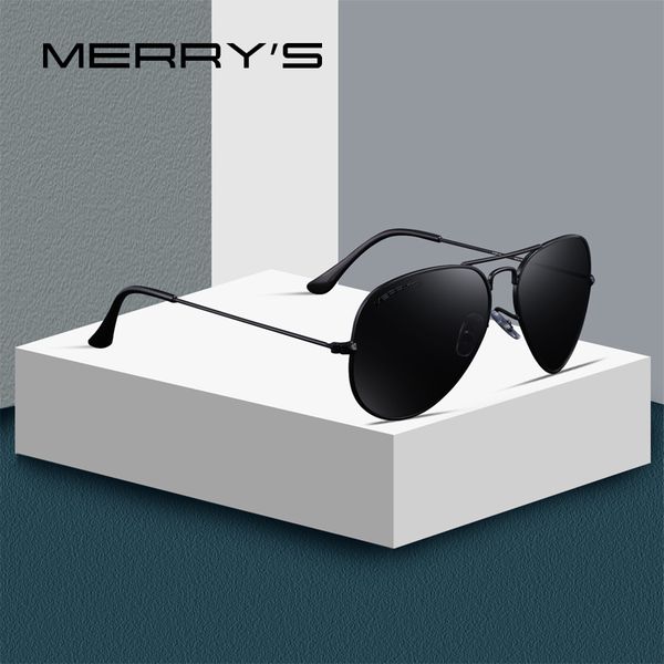 merry's design men/women classic pilot polarized sunglasses 58mm uv400 protection s'8025, White;black
merry's design men/women classic pilot polarized sunglasses 58mm uv400 protection s'8025, White;black