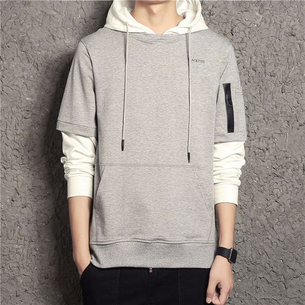 fashion mens designer hoodies patchwork long sleeve hooded pullover sweatshirts autumn loose men sports clothing, Black
fashion mens designer hoodies patchwork long sleeve hooded pullover sweatshirts autumn loose men sports clothing, Black