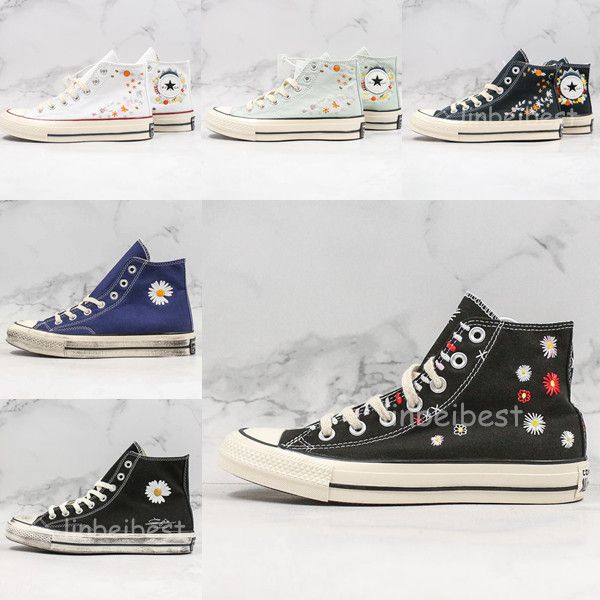 new canvas shoes gd daisy chuck 70 floret embroidery blue green white black men women flame 1970s casual skateboard sneakers size 35-44
new canvas shoes gd daisy chuck 70 floret embroidery blue green white black men women flame 1970s casual skateboard sneakers size 35-44