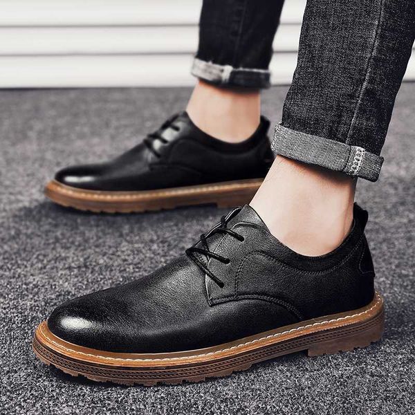 men oxfords leather shoes brogue lace up mens casual shoes outdoor fashion men homme chaussure homme, Black
men oxfords leather shoes brogue lace up mens casual shoes outdoor fashion men homme chaussure homme, Black