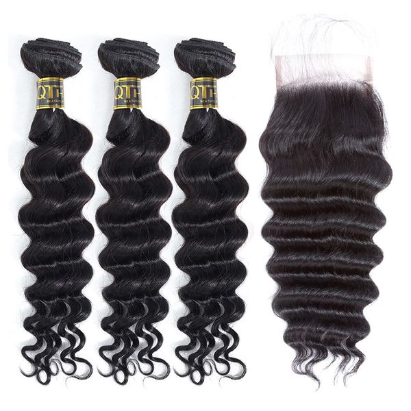 brazilian hair weave bundles with closure middle ratio remy human curly hair bundles with lace frontal, Black
brazilian hair weave bundles with closure middle ratio remy human curly hair bundles with lace frontal, Black
