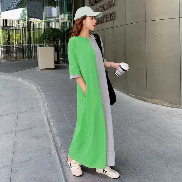 2020 new hight quality colorblock maxi dress for pregnancy women cotton sundress loose pregnancy clothes summer autumn, White
2020 new hight quality colorblock maxi dress for pregnancy women cotton sundress loose pregnancy clothes summer autumn, White