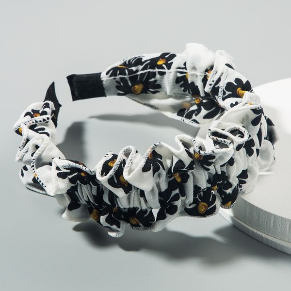 2020 online celebrity hair bands women's korean-style simple fashion little daisy wave pleated large rims pressure hair with fac, Brown
2020 online celebrity hair bands women's korean-style simple fashion little daisy wave pleated large rims pressure hair with fac, Brown