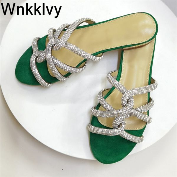 bling bling crystal flat heel slippers women cross narrow band sandals summer beach slides 2020 runway party shoes sandalias, Black
bling bling crystal flat heel slippers women cross narrow band sandals summer beach slides 2020 runway party shoes sandalias, Black